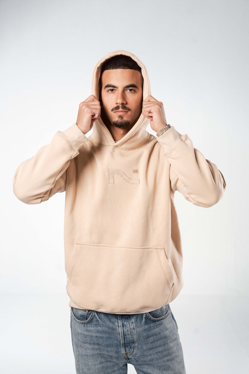 Beige Hoodie