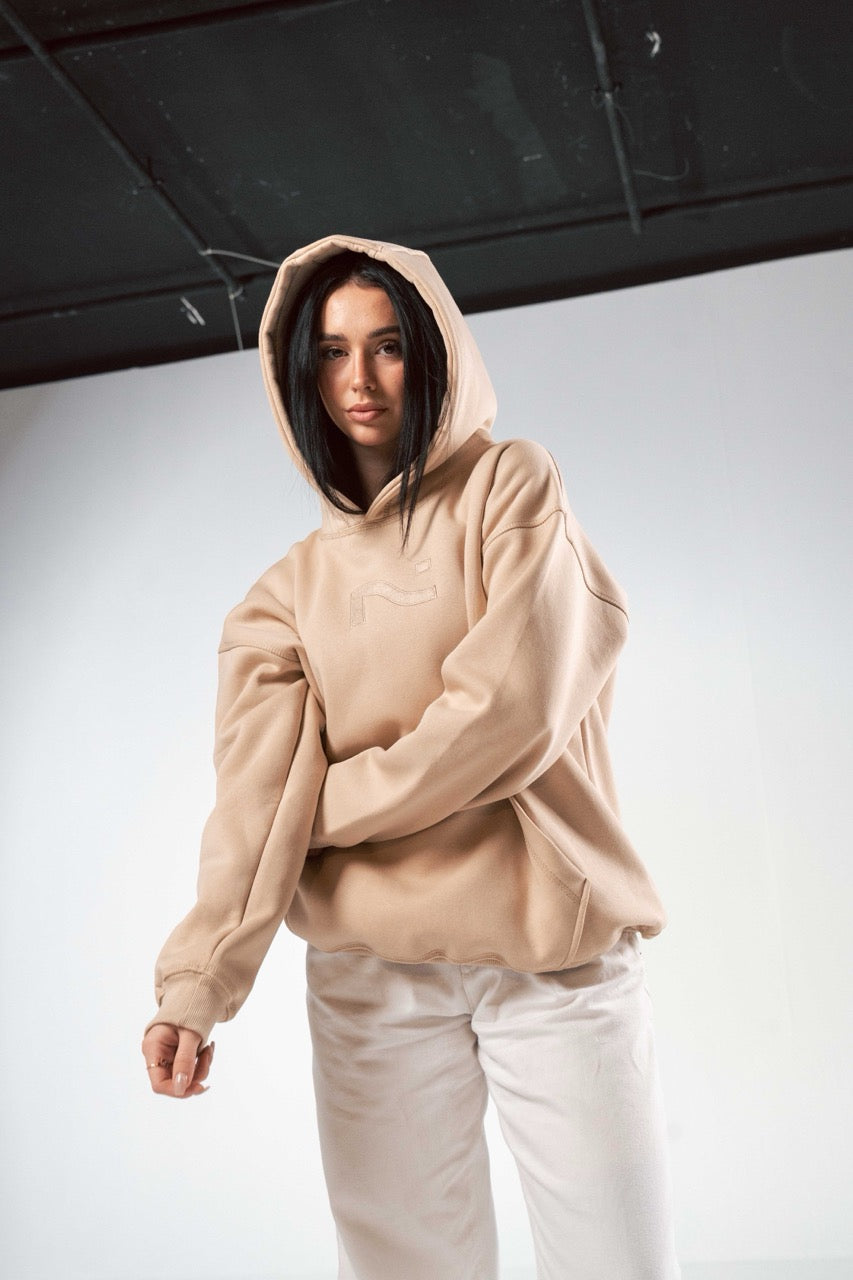 Beige Hoodie