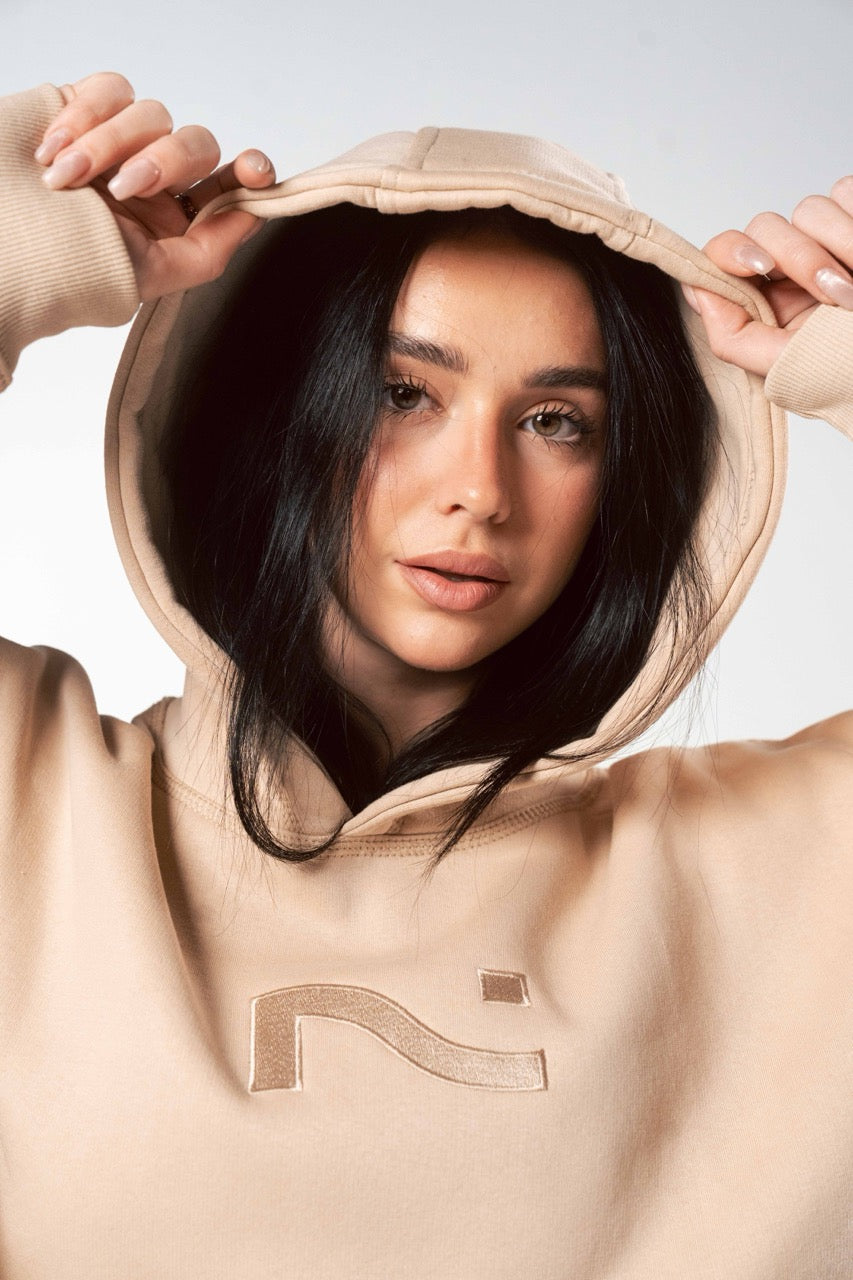 Beige Hoodie