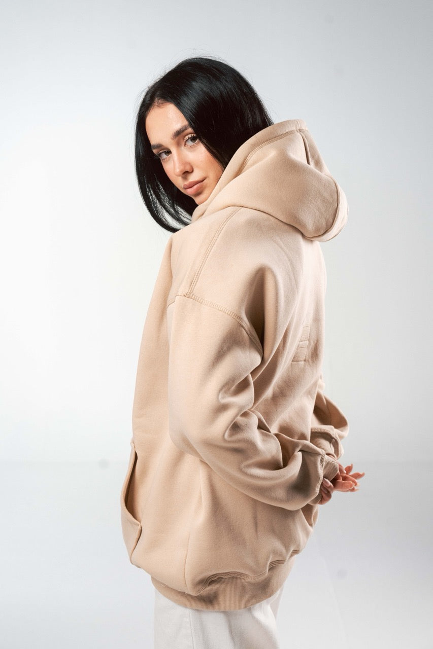 Beige Hoodie