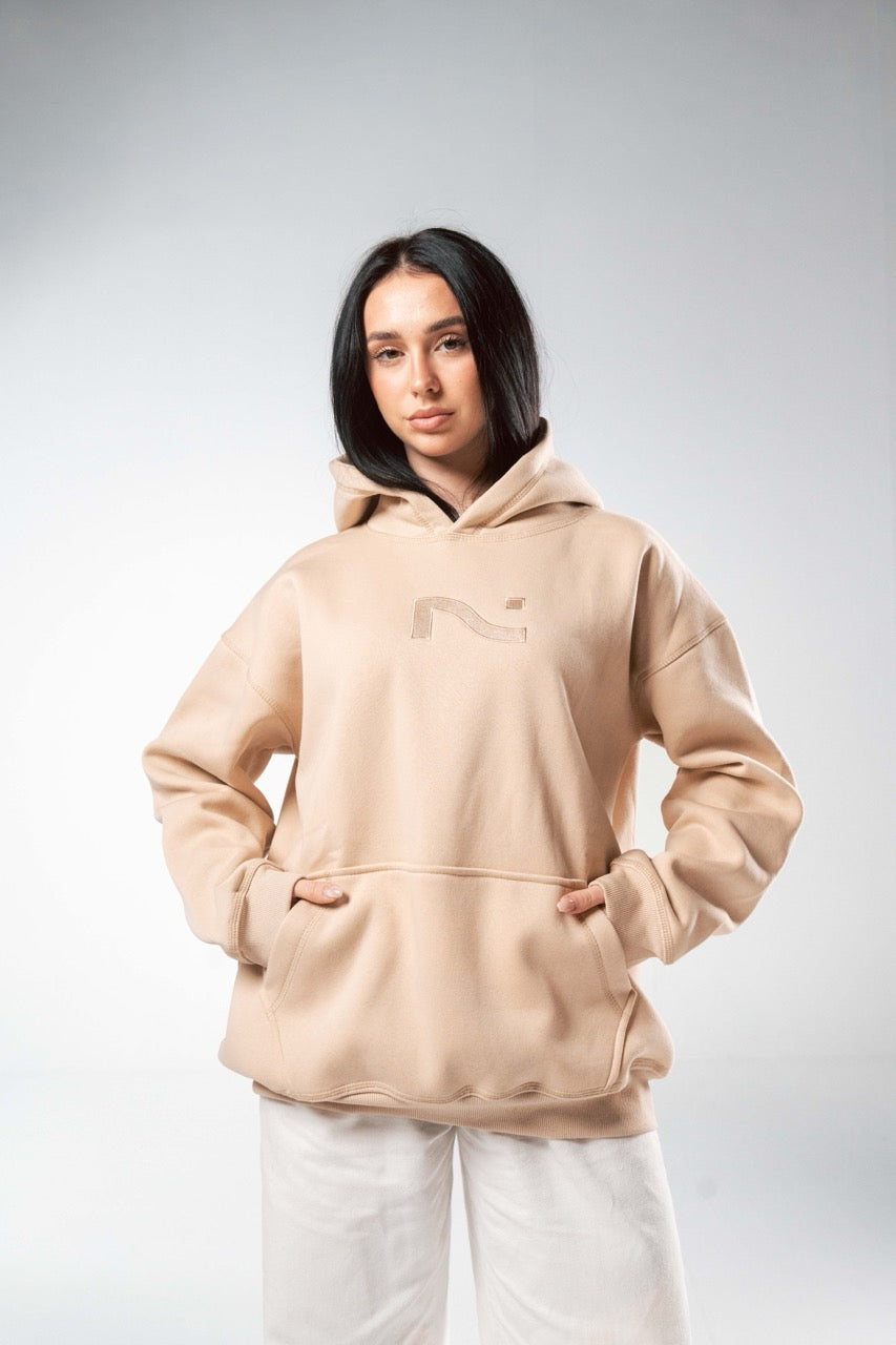 Beige Hoodie