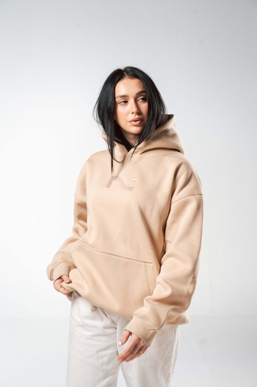 Beige Hoodie