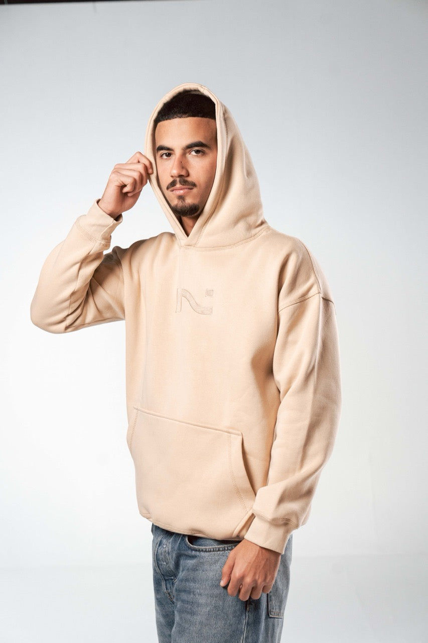 Beige Hoodie