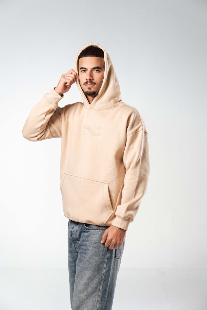 Beige Hoodie