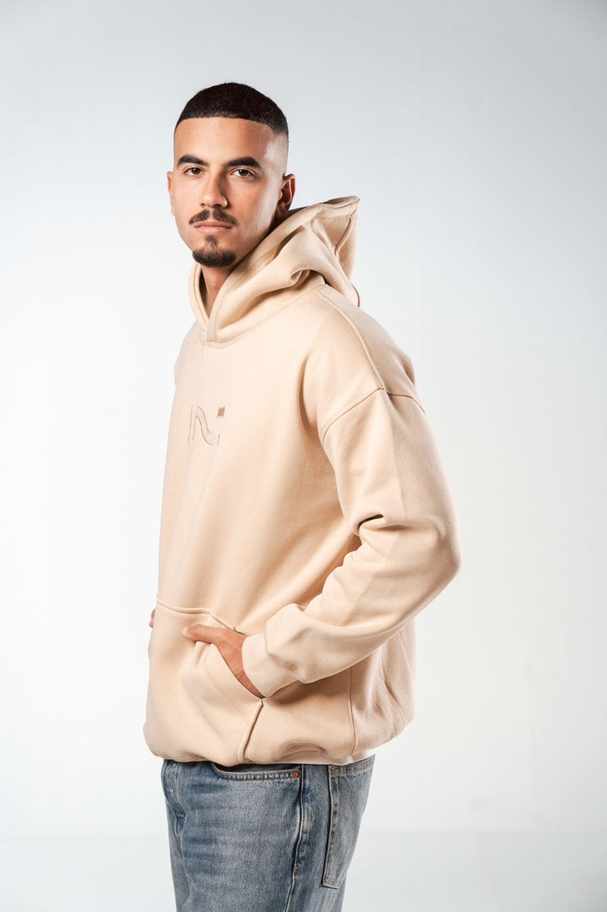 Beige Hoodie